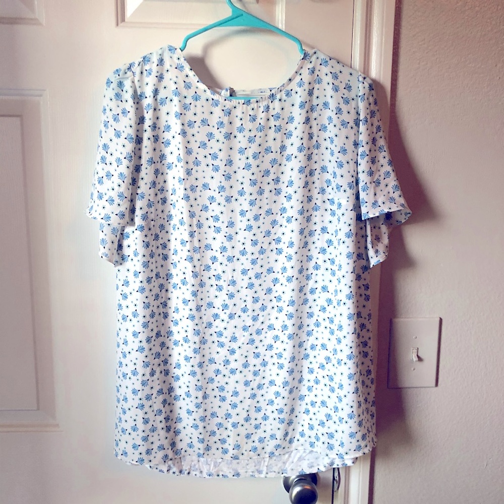 Loft Flutter Sleeve Shirt